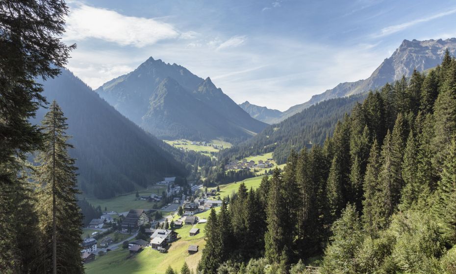 Blick nach Gargellen