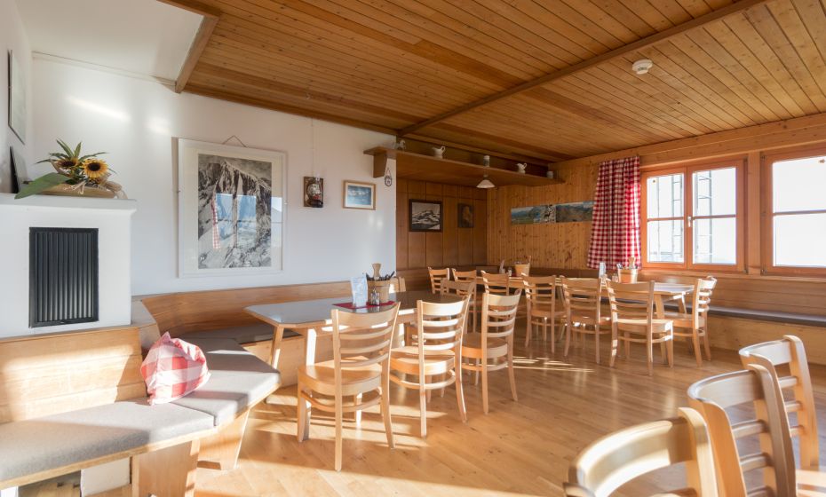 Tilisunahütte von Innen Tilisunahütte von Innen