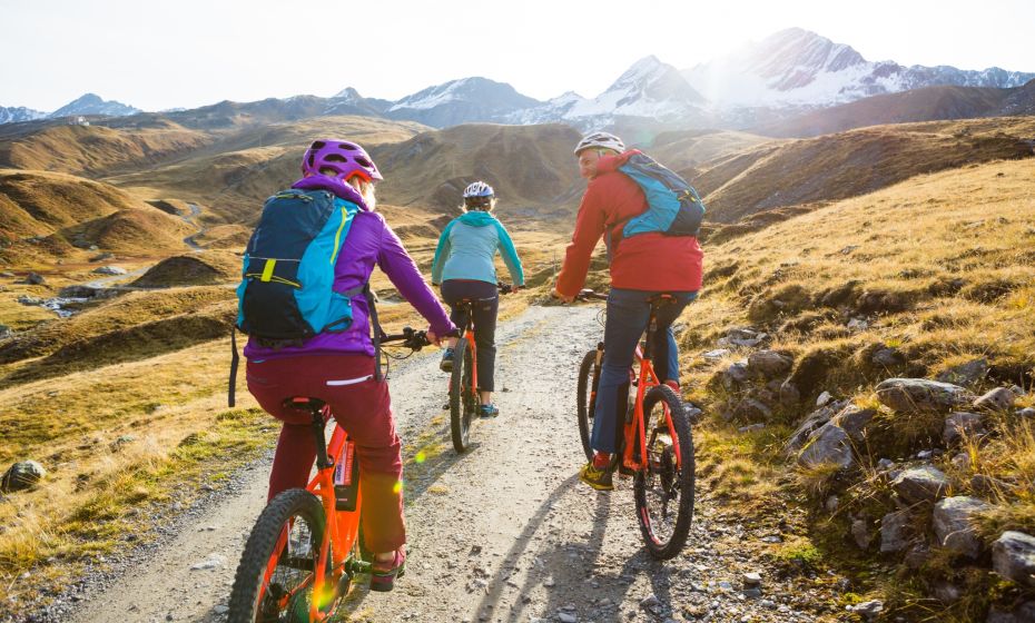 Auf dem Weg zur Neuen Heilbronner Hütte Auf dem Weg zur Neuen Heilbronner Hütte