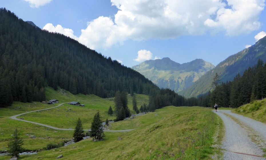 Hinteres Silbertal in the Verwall European protected area