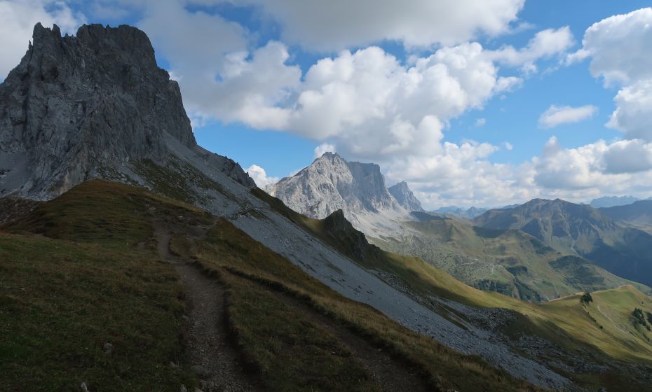 PrÃ¤ttigauer HÃ¶henweg ab dem Gafalljoch