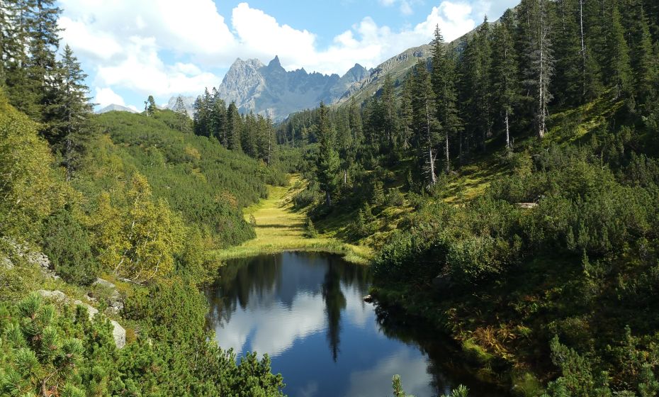 Schwarzsee im hinteren Silbertal Schwarzsee im hinteren Silbertal